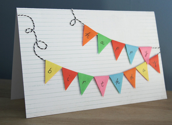 カードやウェルカムボードに お誕生日に使える手作りアイテムの一例